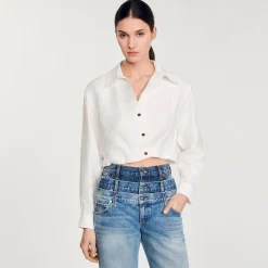 Sandro Paris Tops E Camisas-Camisa Curta