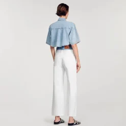 Sandro Paris Conjuntos-Camisa Curta Com Strass