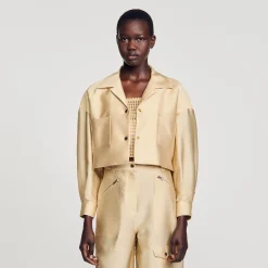 Sandro Paris Conjuntos-Camisa Curta De Cetim