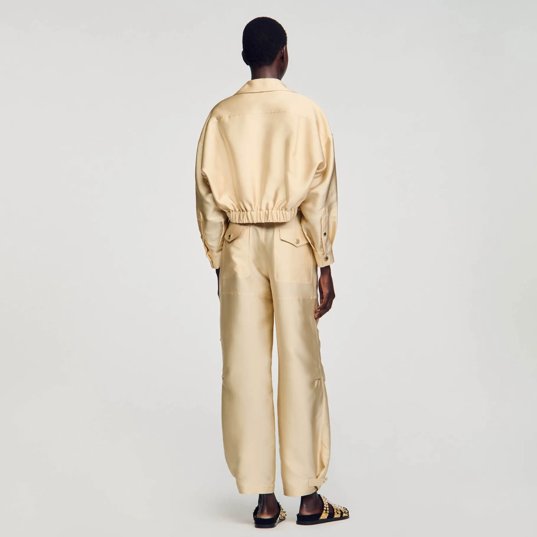 Sandro Paris Conjuntos-Camisa Curta De Cetim