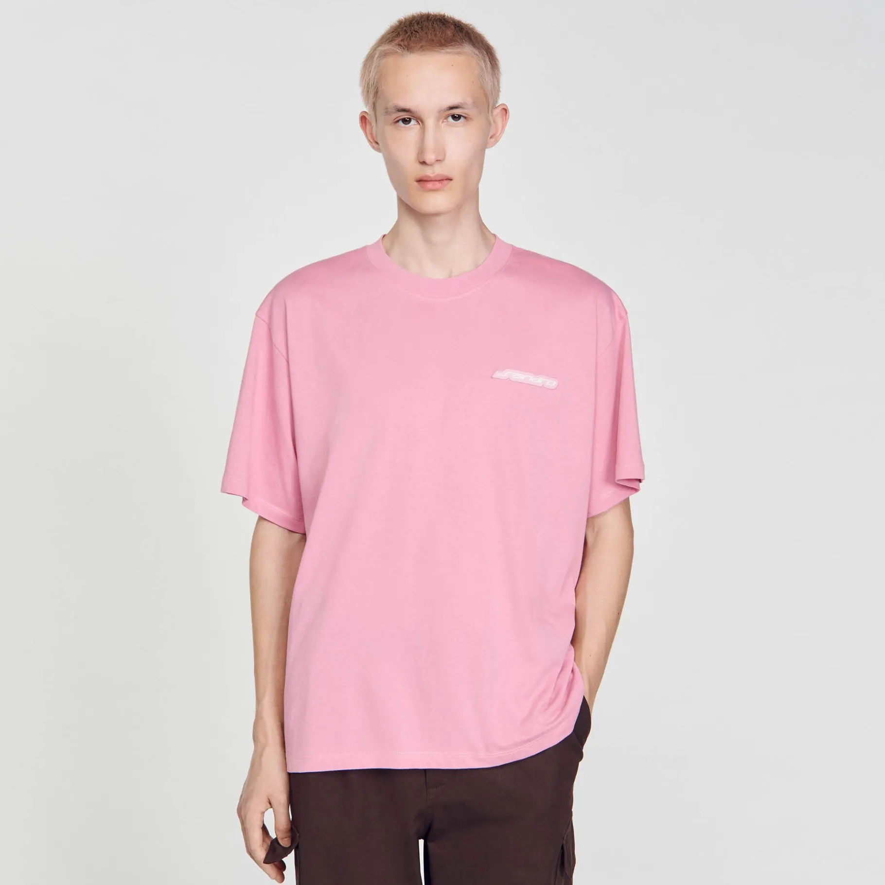 Sandro Paris Camisetas E Pólos-Camisa De Algodao