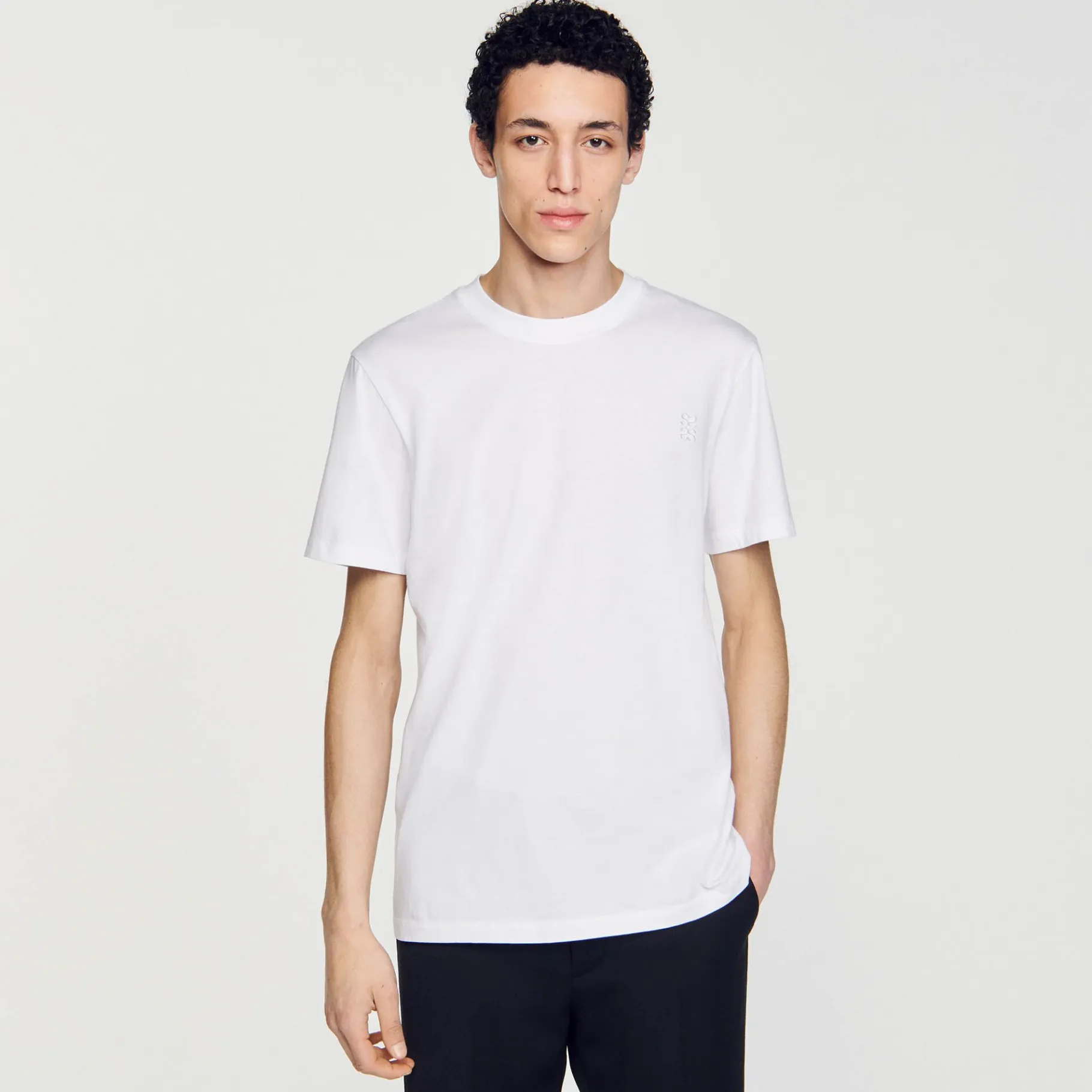 Sandro Paris Camisetas E Pólos-Camisa De Algodao