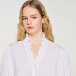 Sandro Paris Tops E Camisas-Camisa De Algodao Organico