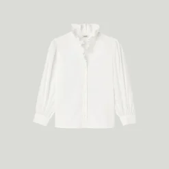 Sandro Paris Tops E Camisas-Camisa De Algodao Organico