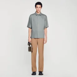 Sandro Paris Camisas-Camisa De Botao