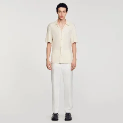 Sandro Paris Camisas-Camisa De Gola Italiana