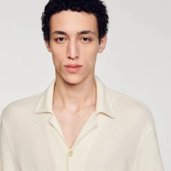 Sandro Paris Camisas-Camisa De Gola Italiana