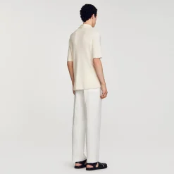 Sandro Paris Camisas-Camisa De Gola Italiana