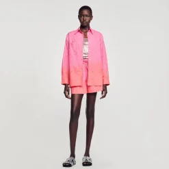 Sandro Paris Conjuntos-Camisa Dip Dye Com Strass