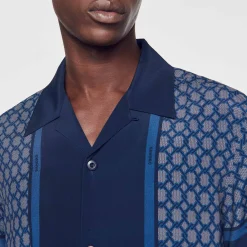 Sandro Paris Camisas-Camisa Estampada Manga Curta