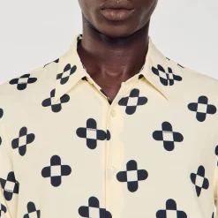 Sandro Paris Camisas-Camisa Flor Cruzada