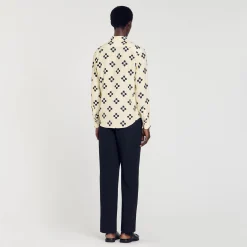 Sandro Paris Camisas-Camisa Flor Cruzada