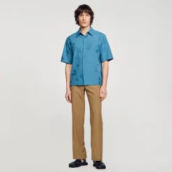 Sandro Paris Camisas-Camisa Grande Em Jacquard