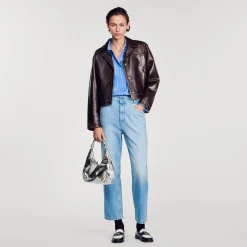 Sandro Paris Tops E Camisas-Camisa Listrada E Coracao De Diamante