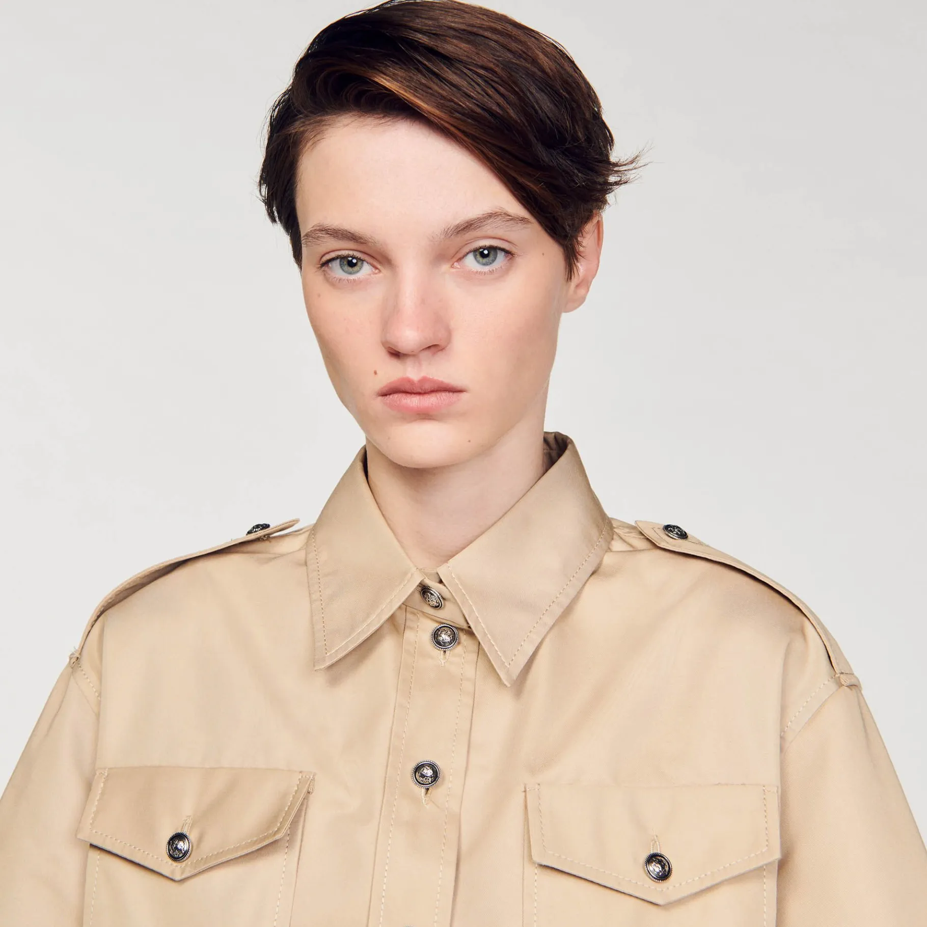 Sandro Paris Tops E Camisas-Camisa Oficial Curta