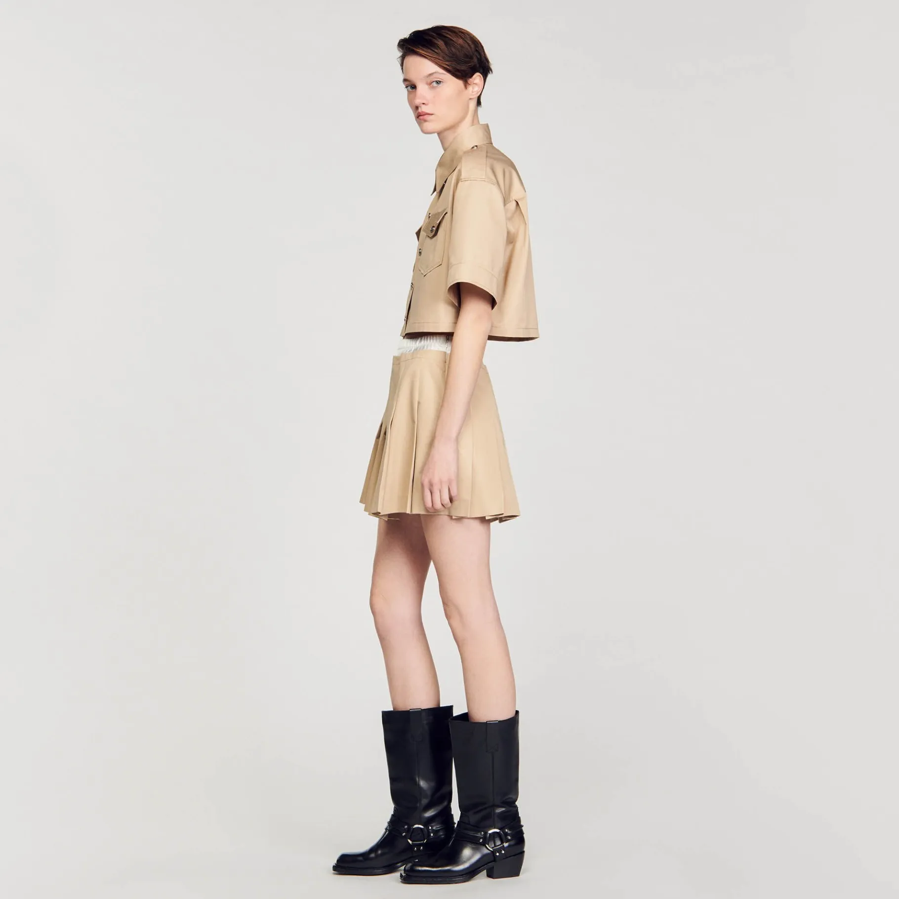 Sandro Paris Tops E Camisas-Camisa Oficial Curta