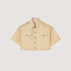 Sandro Paris Tops E Camisas-Camisa Oficial Curta