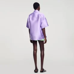 Sandro Paris Conjuntos-Camisa Oversized De Cetim