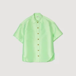 Sandro Paris Conjuntos-Camisa Oversized De Cetim