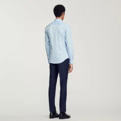 Sandro Paris Camisas-Camisa Slim Fit De Algodao Stretch