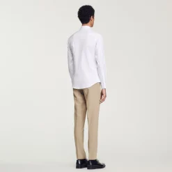 Sandro Paris Camisas-Camisa Slim Fit De Algodao Stretch