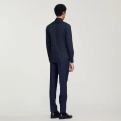 Sandro Paris Camisas-Camisa Slim Fit De Algodao Stretch