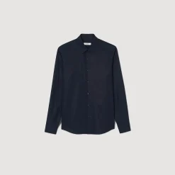 Sandro Paris Camisas-Camisa Slim Fit De Algodao Stretch