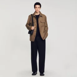 Sandro Paris Camisas-Camiseta Abotoada