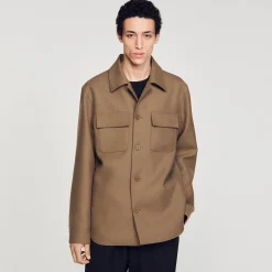 Sandro Paris Camisas-Camiseta Abotoada