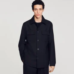 Sandro Paris Camisas-Camiseta Abotoada