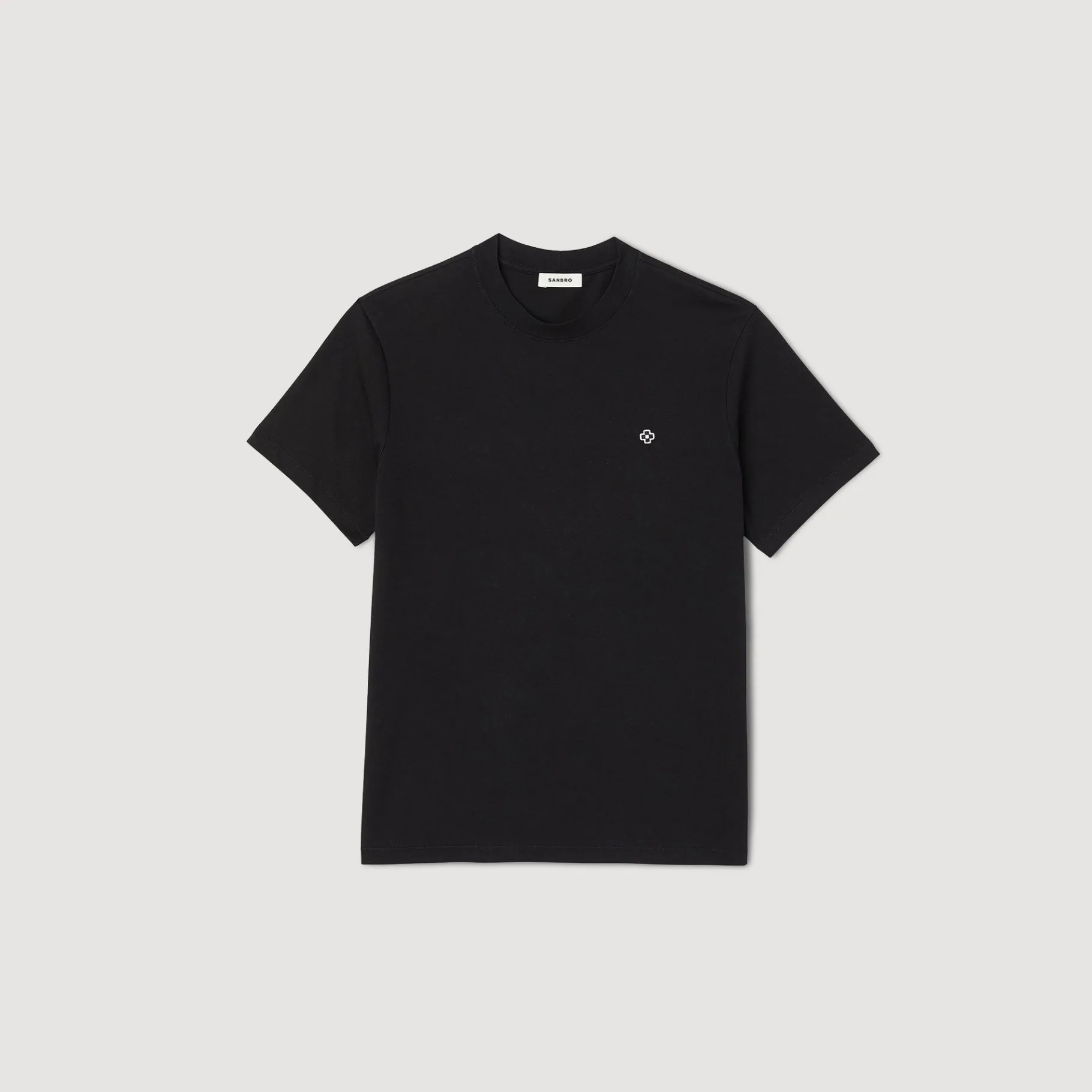 Sandro Paris Camisetas E Pólos-Camiseta Com Patch Cruzado Quadrado