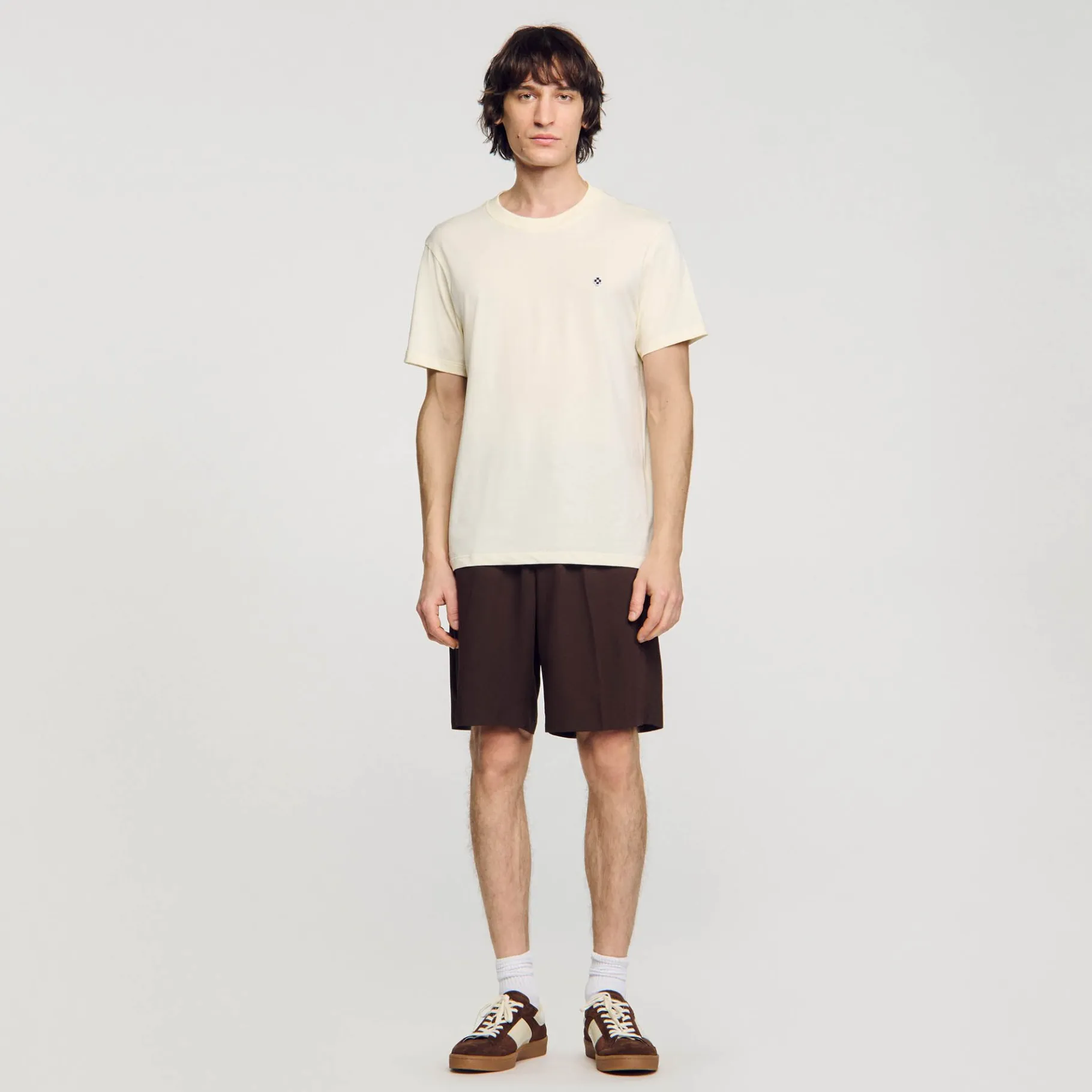 Sandro Paris Camisetas E Pólos-Camiseta Com Patch Cruzado Quadrado