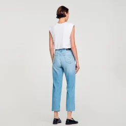 Sandro Paris Camisetas-Camiseta Curta De Algodao