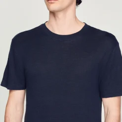 Sandro Paris Camisetas E Pólos-Camiseta De Linho Certificada