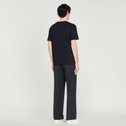 Sandro Paris Camisetas E Pólos-Camiseta De Linho Certificada