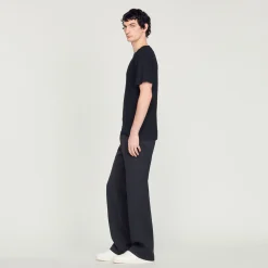 Sandro Paris Camisetas E Pólos-Camiseta De Linho Certificada