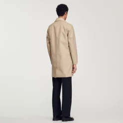 Sandro Paris Casacos E Jaquetas-Capa De Chuva Reta