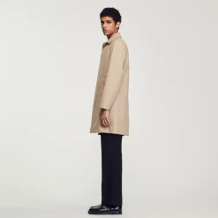 Sandro Paris Casacos E Jaquetas-Capa De Chuva Reta