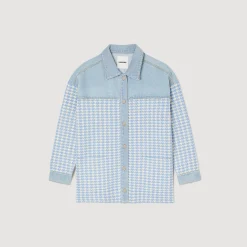 Sandro Paris Suéteres E Cardigans-Cardicoat Houndstooth