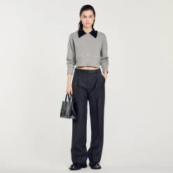 Sandro Paris Suéteres E Cardigans-Cardiga Curto