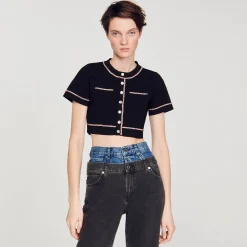 Sandro Paris Conjuntos-Cardiga Curto