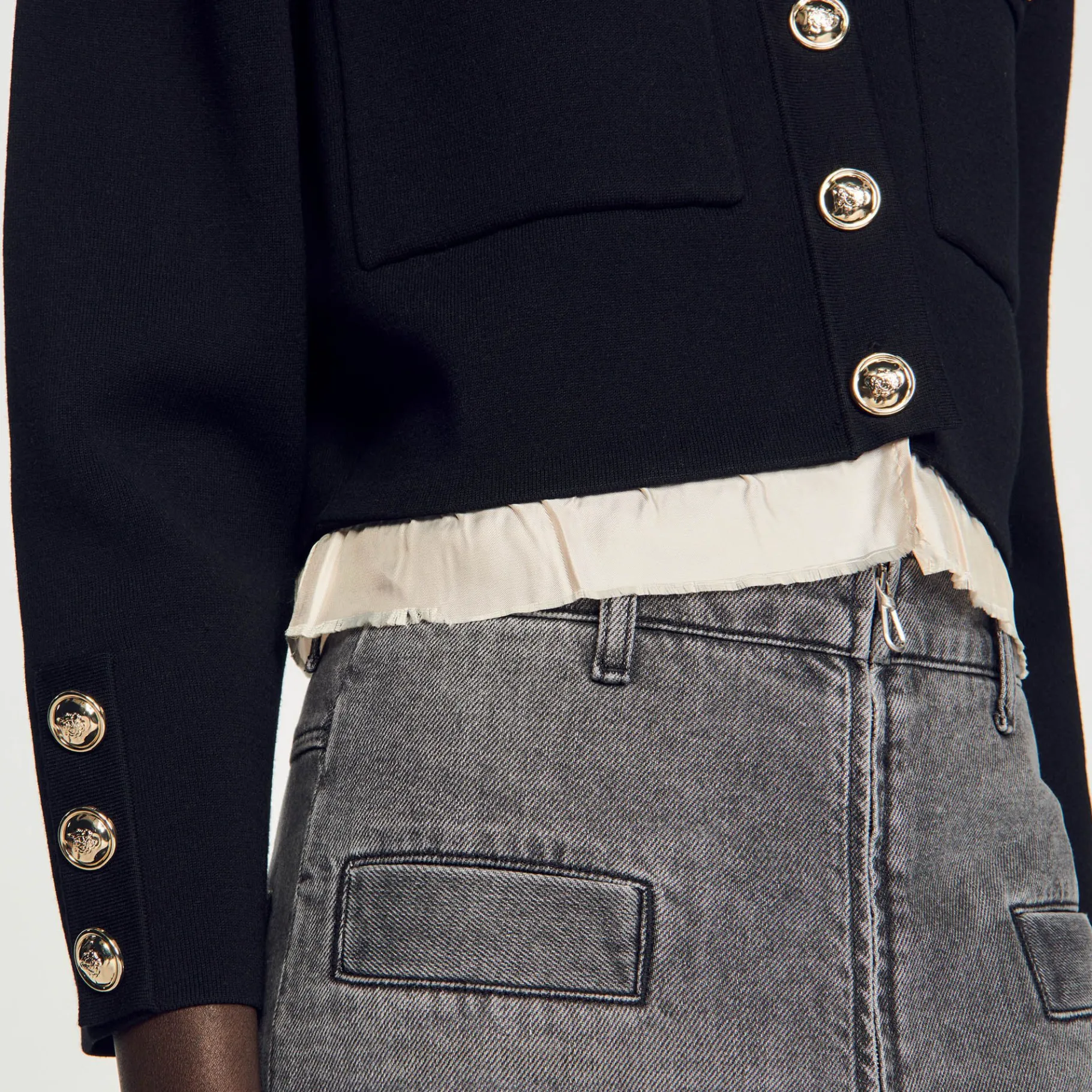 Sandro Paris Suéteres E Cardigans-Cardiga De Camisa