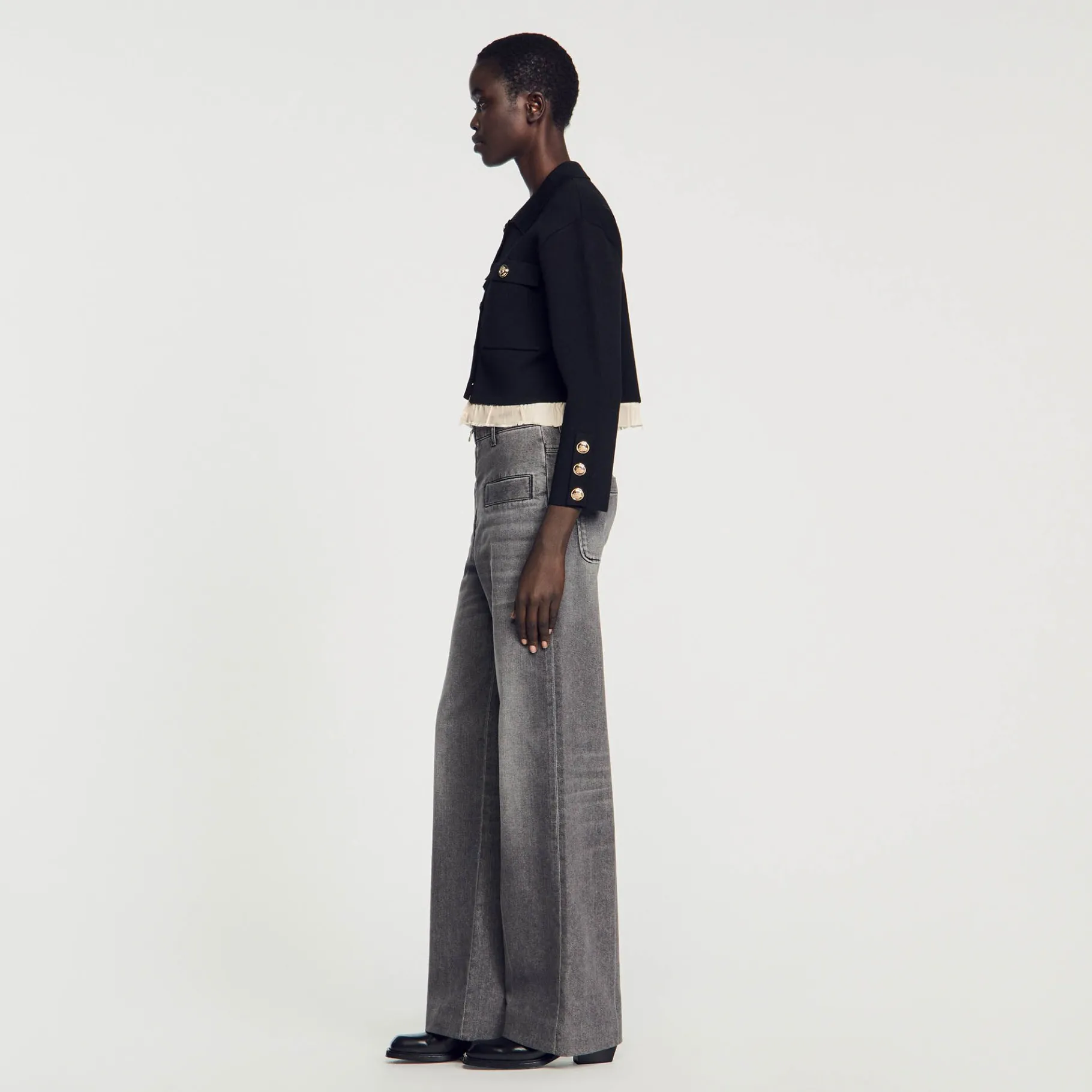 Sandro Paris Suéteres E Cardigans-Cardiga De Camisa