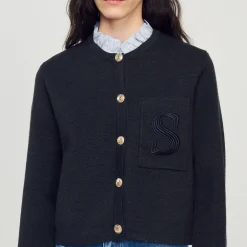 Sandro Paris Outros Acessórios-Cardiga De La Certificado