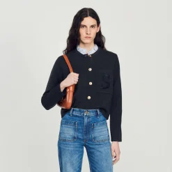 Sandro Paris Outros Acessórios-Cardiga De La Certificado