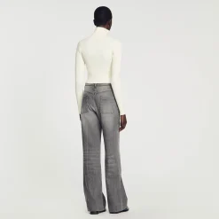 Sandro Paris Suéteres E Cardigans-Cardiga De Malha Canelada