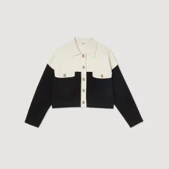 Sandro Paris Suéteres E Cardigans-Cardiga De Viscose Certificado