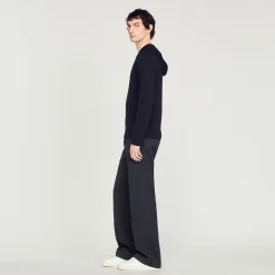 Sandro Paris Suéteres E Coletes-Cardigan Com Capuz E Ziper