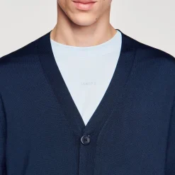 Sandro Paris Suéteres E Coletes-Cardigan De Malha