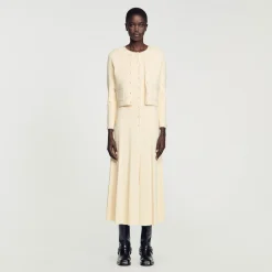 Sandro Paris Conjuntos-Cardigan Embelezado Com Pedra